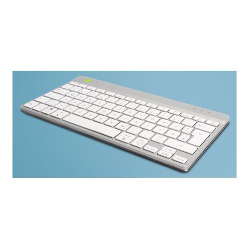 R-Go Compact Break - Clavier - avec indicateur de rupture intégré - USB-C - QWERTZ - Allemand - blanc