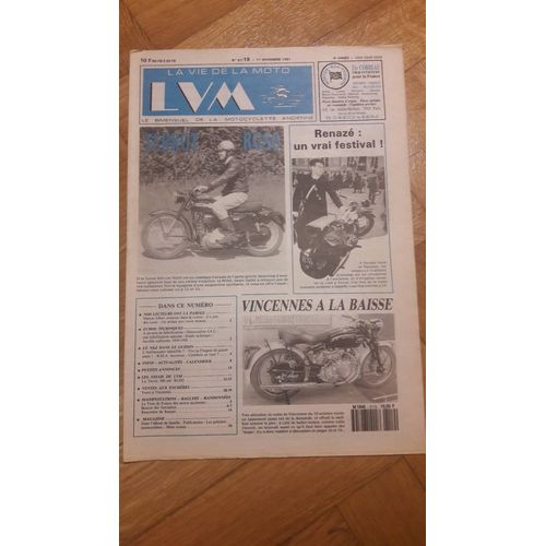 La Vie De La Moto N°91/19 1er Novembre 1991 Terrot Rgso
