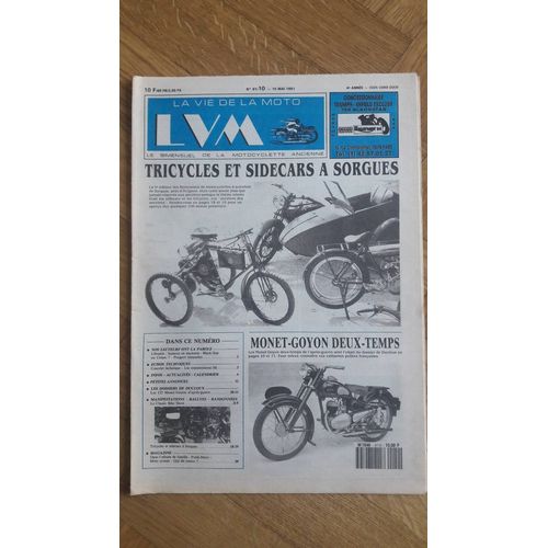 La Vie De La Moto N°91/10 15 Mai 1991 Monet Goyon Deux Temps