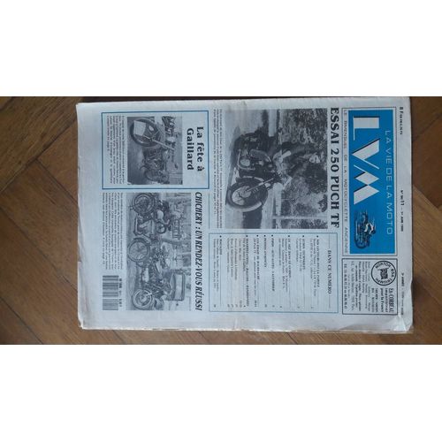La Vie De La Moto N°90/11 1er Juin 1990 Essai 250 Puch Tf