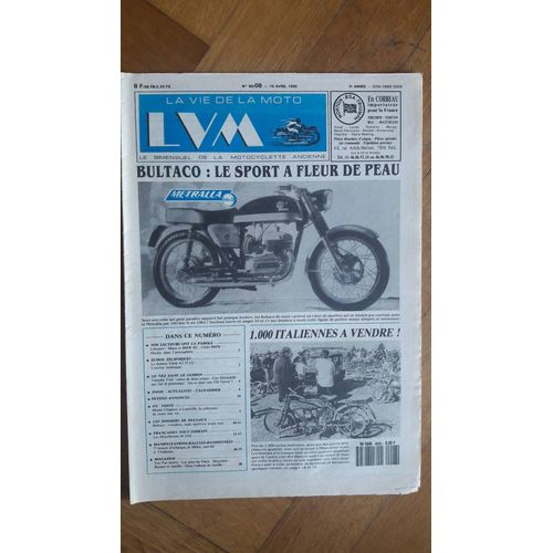 La Viz De La Moto N°90/08 15 Avril 1990 Bulcato Metralla