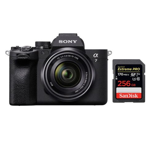 Sony Alpha A7 IV Kit 28-70mm+SanDisk 256GB Extreme PRO SDXC UHS-I U3 V30 200MBs