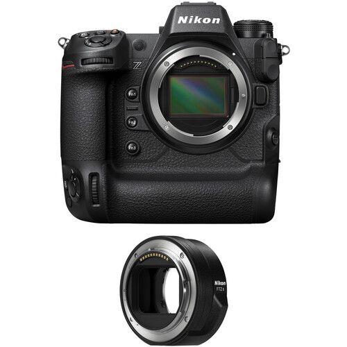 Boîtier Nikon Z9 + adaptateur de monture Nikon FTZ II