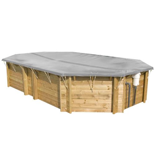 Couverture d'hiver piscines bois octogonales allongées OCTO Plus 840 BWT myPOOL