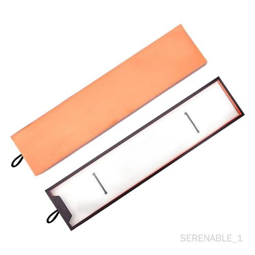 Montre Bracelet Pvc Vide Coffrets Étui De Rangement Pour Montres Collier Cheville Cadeau Affiche Homme Et Femme Orange