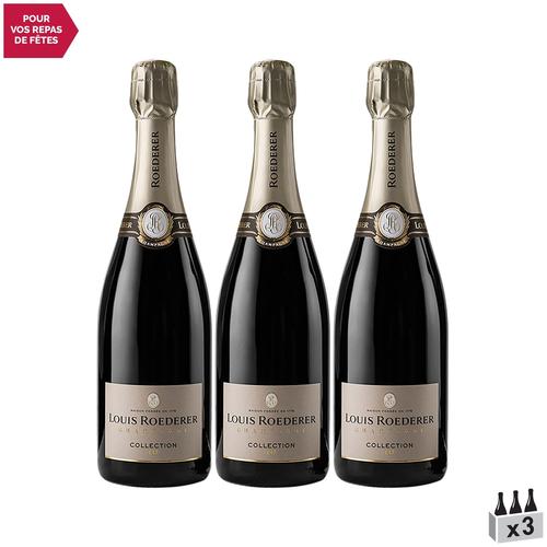 Champagne Louis Roederer Champagne Collection 242 Blanc X3