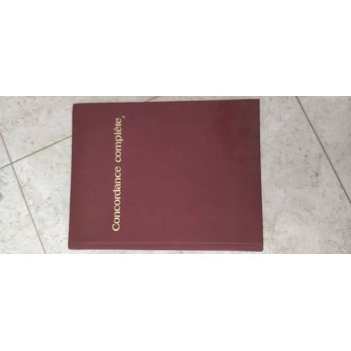 Concordance Complete