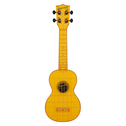 Kala Ka-Wmt-Yl-S - Waterman, Ukulélé Soprano - Amber Yellow Transparent