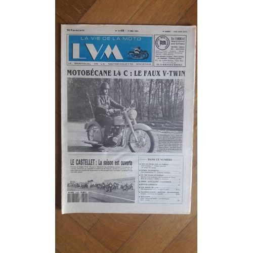 La Vuz De La Moto N°91/09 1er Mai 1991 Motobécane L4 C