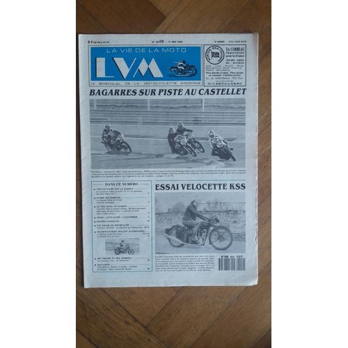 La Vie De La Moto N°90/09 1er Mai 1990 Essai Velocette Kss