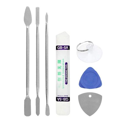 Kit Professionnel De Réparation, Outil D'ouverture Électronique, Outil De Bricolage Lame En Acier Pour Téléphone, Ordinateur Portable Tablette 7 Pièces