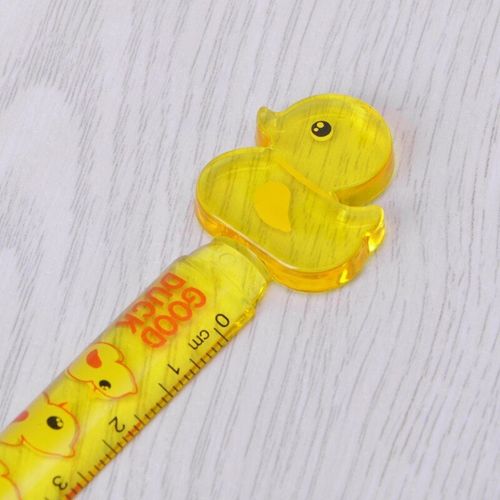Règle Droite En Plastique Canard Mignon, Outil De Mesure, Papeterie Fournitures Scolaires De Bureau Y98a