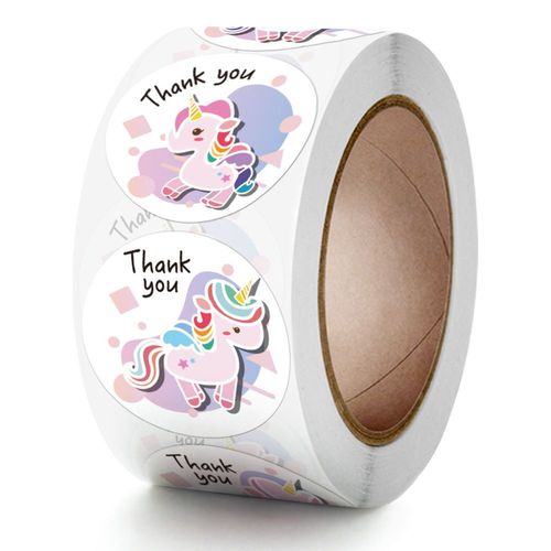 Autocollant Licorne 1 Pouce, 100 À 500 Pièces, Étiquette Décorative Pour Récompense Des Enfants, Cadeau, Enseignant, Encourage Les Étudiants, Papeterie