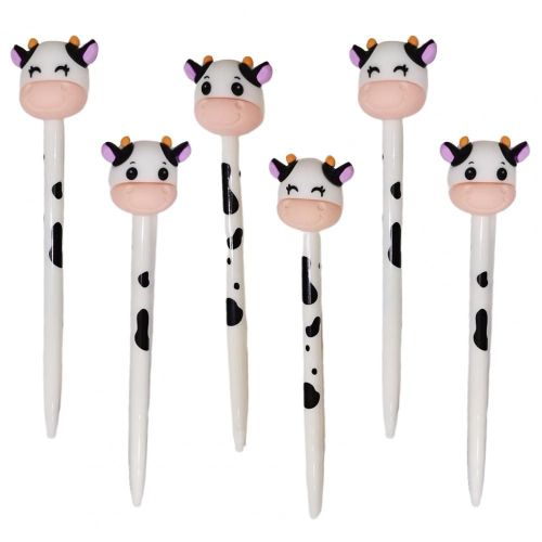 Stylos À Gel En Forme De Vache À Lait, Stylo Neutre, Coloré, Rechargeable, Pratique, Écriture Lisse, À Bille Roulante
