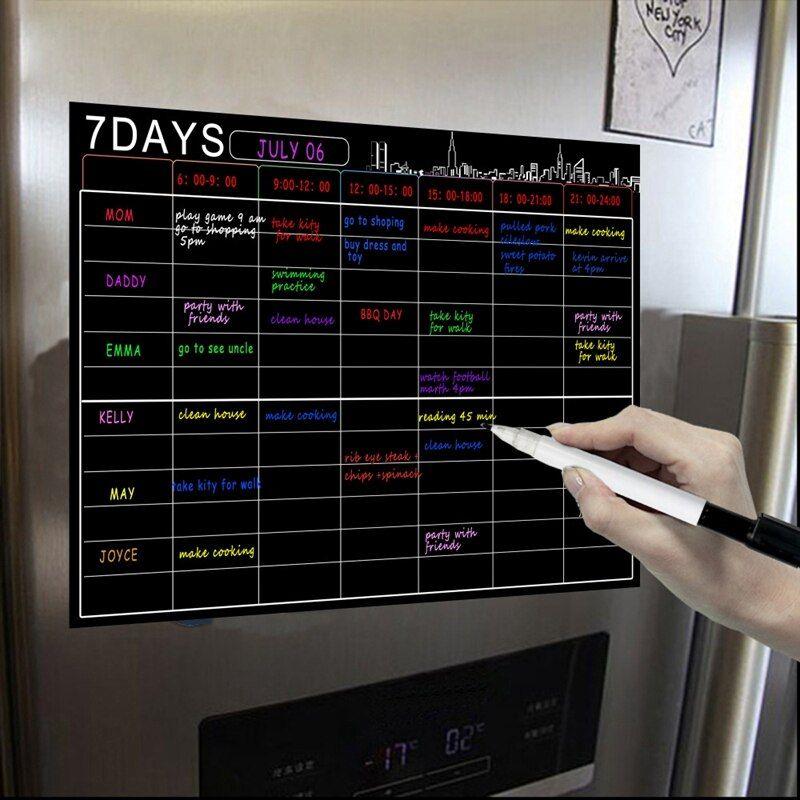 24 pousses magnétiques transparentes - aimants parfaits pour réfrigérateur,  calendrier, tableau blanc et cartes