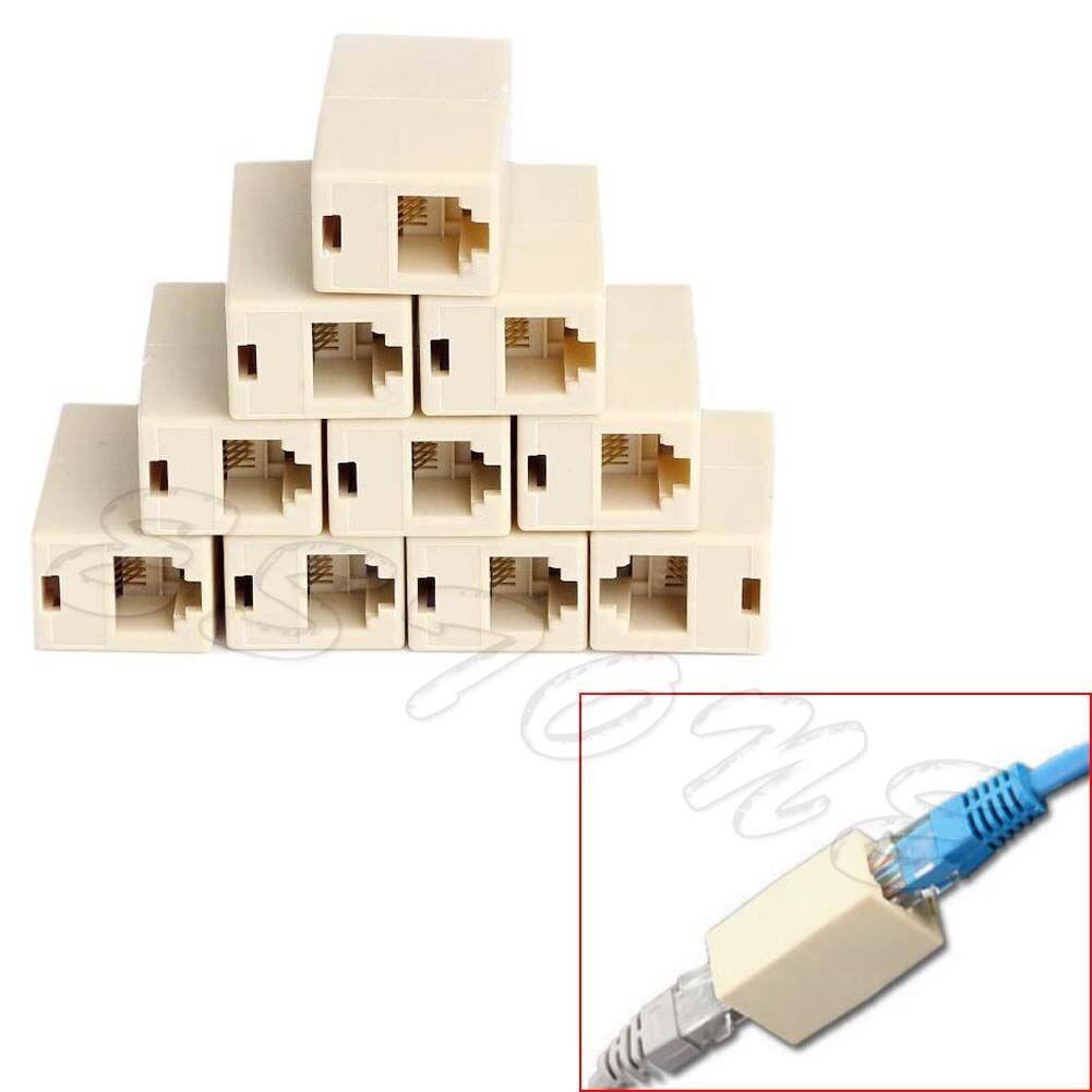 Generic Coupleurs RJ45, Femelle à Femelle, Connecteur de câble LAN  Extension (RJ45) à prix pas cher