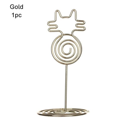 Pinces À Cartes En Forme De Chat, Nouveau Design Mignon, Pinces À Photos, Support De Table De Mariage, Pince À Mémo Business