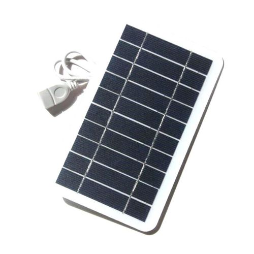 Panneau Solaire Flexible Anti-Corrosion, Kit D'alimentation 2w 5v, Panneau Solaire Usb Polyvalent, Chargeur Pour Tablette De Téléphone Portable