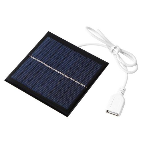 Système Solaire Diy 1w 5.5v Usb, Mini Panneau Solaire Pour Chargeur De Téléphone Portable 95x95mm
