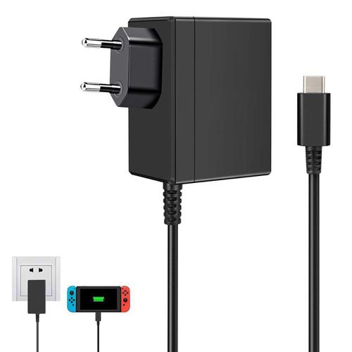 Adaptateur Secteur, Charge Rapide, Prise Us/Eu/Uk, Pour Nintendo Switch, Chargeur Pour Console De Jeu