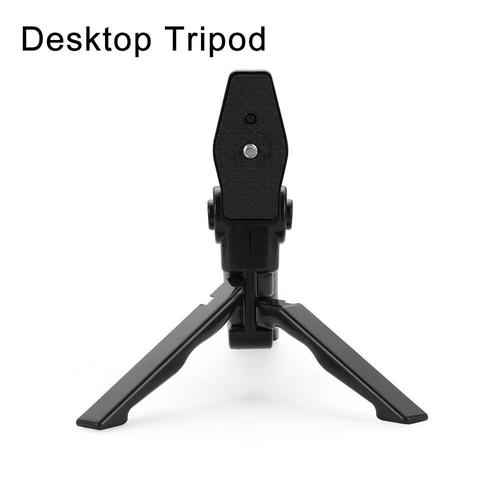 Mini trépied pliable et réglable à 360 °, support de bureau, stabilisateur pour téléphone portable GoPro caméra numérique PTZ DJI Osmo