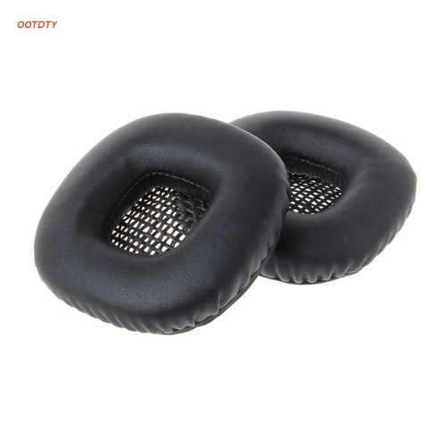 Coussinets d'oreille en cuir éponge de remplacement, 1 paire, protège-oreilles pour casque marshall Major I II