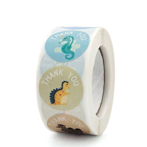 Autocollants De Remerciement D'animaux Mignons, Étiquettes Autocollantes Pour Enfants Étudiants, Récompense Pour Moto, Jouets Pour Enfants, Cadeau, 50 À 500 Pièces