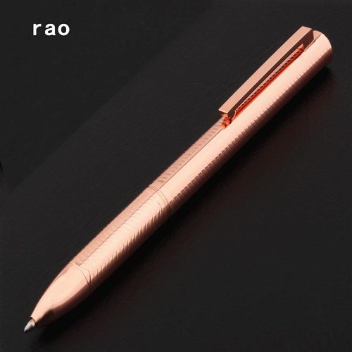 Stylo À Bille De Luxe En Écailles De Poisson Or Rose 718, Fournitures De Papeterie Scolaires, Stylos D'écriture