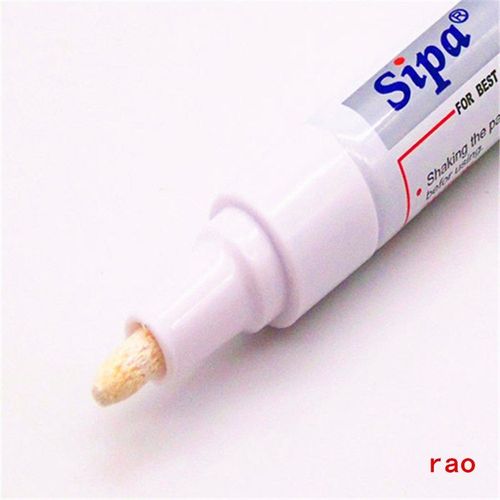 Bande De Roulement Pour Pneus De Voiture, 10 Couleurs, Étanche, Caoutchouc, Métal, Peinture Permanente, Stylo Marqueur, Brosse Ronde