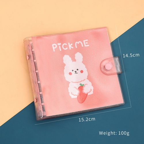 Ours Mignon À 6 Anneaux À Feuilles Mobiles, Mini Reliure Nacrée Kawaii, Bloc-Notes De Journal D'étudiants, Fournitures De Papeterie Scolaires Et De Bureau