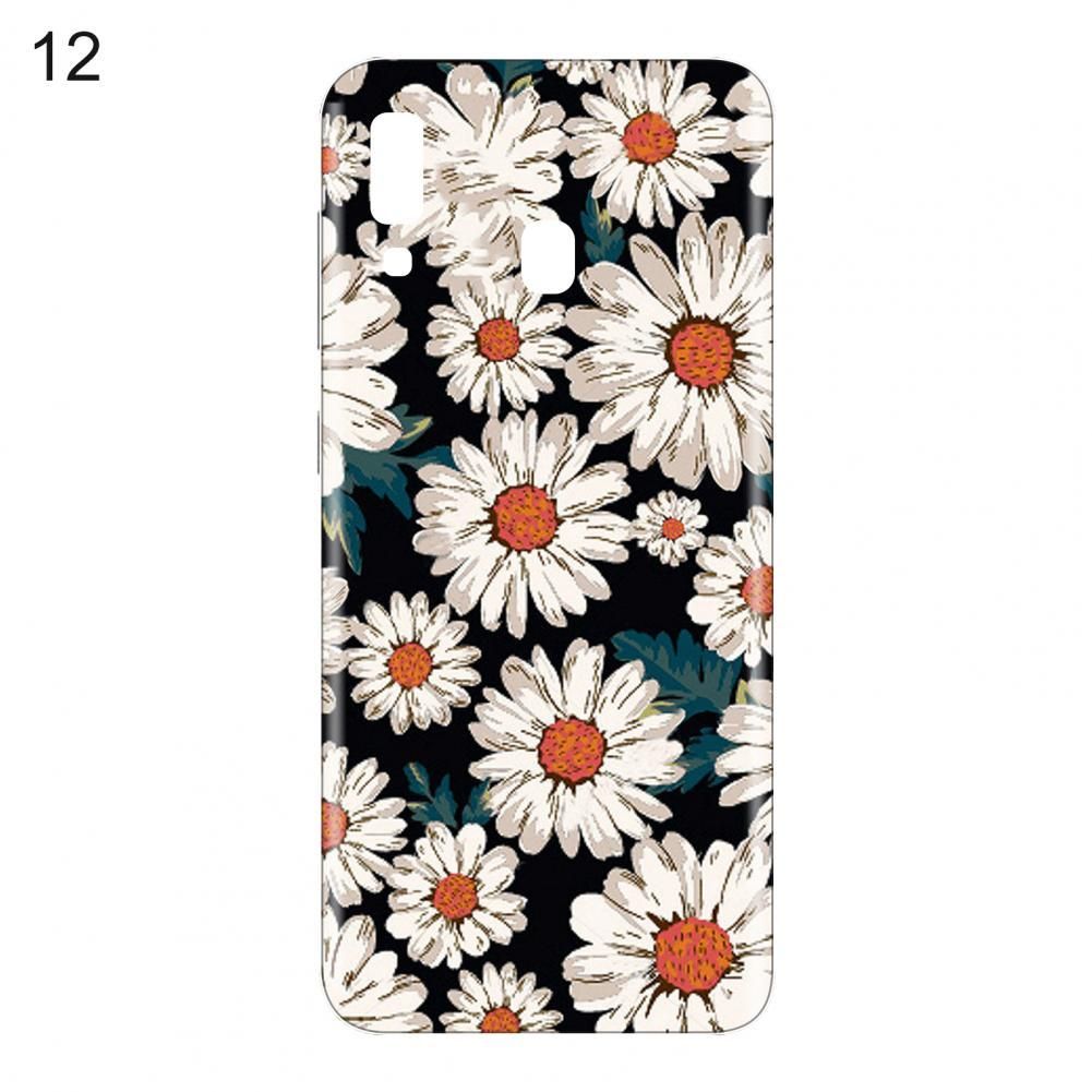 Coque Arrière De Téléphone Portable Pour Samsung Galaxy A30, Anti-Chute, Léger, Chemin De Fer, Rose Tournesol