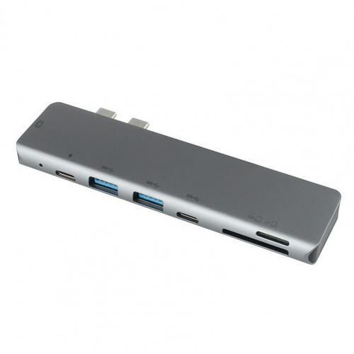 Adaptateur USB 3.0 pour MacBook Pro/Air 3.0/2018/2020/2016, Hub 4K Thunderbolt 3, avec lecteur SD et port PD