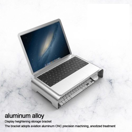 Support fixe en alliage d'aluminium 83XC pour ordinateur, support de stockage pour clavier, ordinateur portable, Base surélevée, bureau
