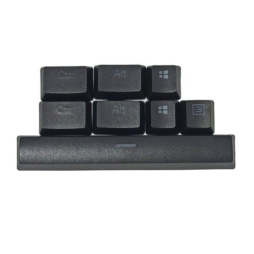 Capuchons de touches de clavier mécanique rétro-éclairé, 8 touches, PBT 6U, profil OEM, pour clavier razerblackwife hunter sman
