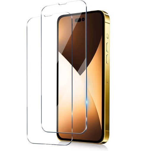 Verre Trempe pour iPhone 14 PRO [Pack 2] Film Vitre