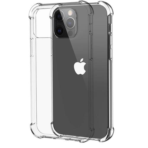 Coque Pour Iphone 14 Pro - Antichoc Protection Silicone Souple Transparent [Phonillico]