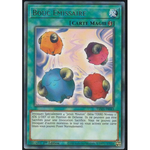 Carte Yu-Gi-Oh - Bouc Emissaire - Tama-Fr043 - Rare -