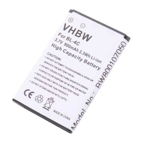 Vhbw Batterie Compatible Avec Ngm Tango Always 2, Simple Téléphone Portable (900mah, 3,7v, Li-Ion)