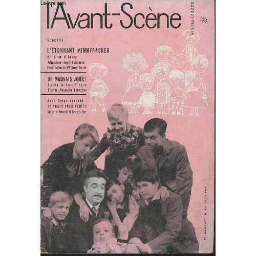 L Avant-Scène Fémina-Théâtre N°198- 1er Juin 1959-Sommaire: L Étonnant Pennypacker De Liam O Brien, Adaptation Roger-Ferdinand, Présentation De Me Henry Torrès- Un Mauvais Jour! 1 Acte De Yves Pénaeau(...)