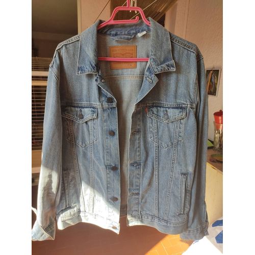 Veste En Jean Levi's Bleue Délavé