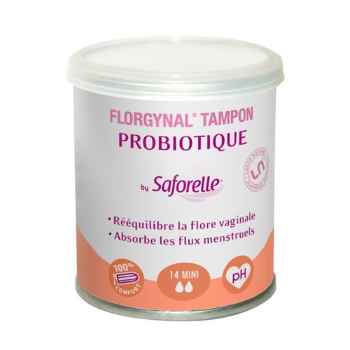 Florgynal Boite De 14 Tampons Sans Applicateur Mini 
