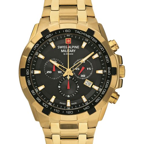 Mens Watch Swiss Alpine Military 7043.9117, Quartz, 46mm, 10atm