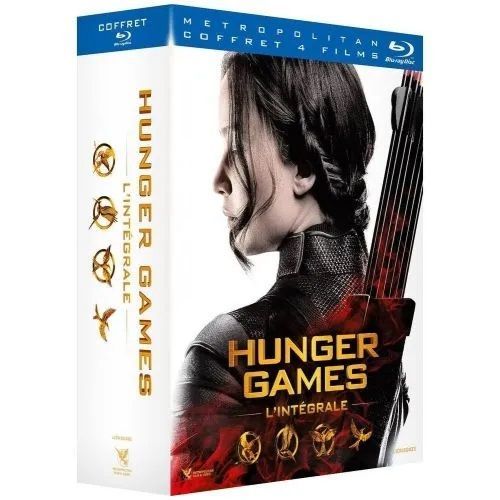 Coffret Hunger Games - L'intégrale 9 Disques - Edition Spéciale - 1 Blu-Ray 3d+ 8 Blu-Ray