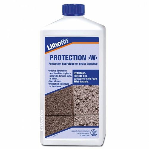 Lithofin Protection W 1L - Traitement Hydrofuge pour pierre naturelle