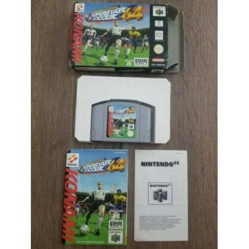 International Superstar Soccer 64 (Nintendo 64, 1997 Eur)