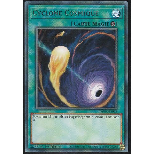 Carte Yu-Gi-Oh - Cyclone Cosmique - Tama-Fr053 - Rare -