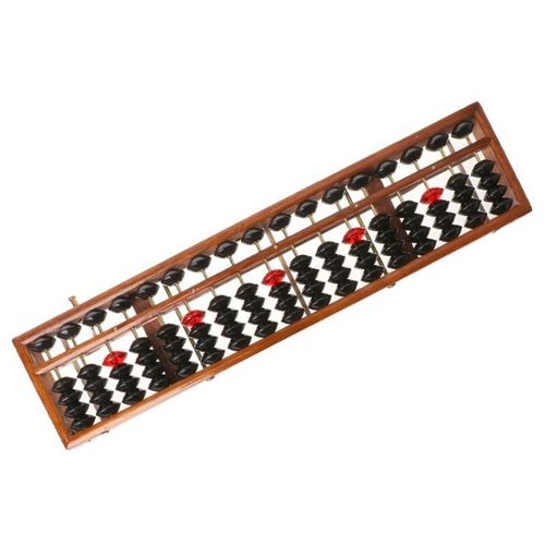 Soroban Standard En Bois, 17 Chiffres, Boulier, Calculatrice Chinoise, Outil D'apprentissage Des Maths, Pour Débutants
