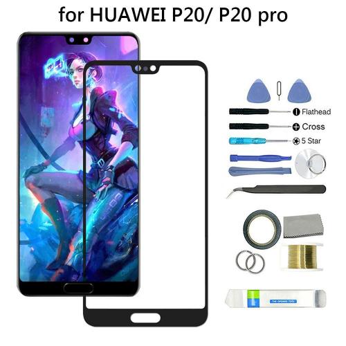 Kit D'outils De Réparation Pour Huawei P20 Pro, Lentille D'écran Avant En Verre, Pièces De Rechange Pour Écran De Téléphone Portable