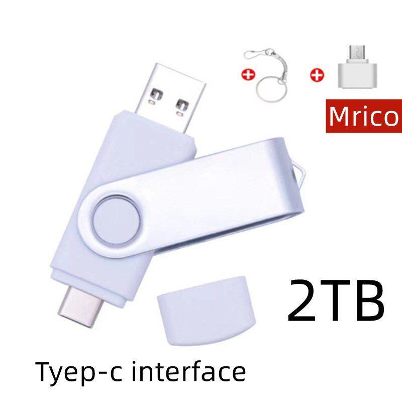 Clé USB Lenovo 3.0 - 4 To Métal - Haute vitesse - Flash Drive- Portable -  Étanche - U
