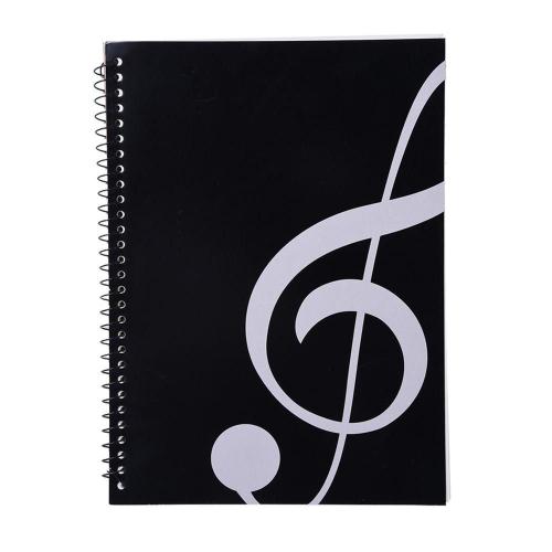 Cahier D'exercices Pour Écriture, Carnet De Notes De Musique Vierge, 50 Pages, Nouveau Style, Carnet De Notes De Piano Noir, Accessoires